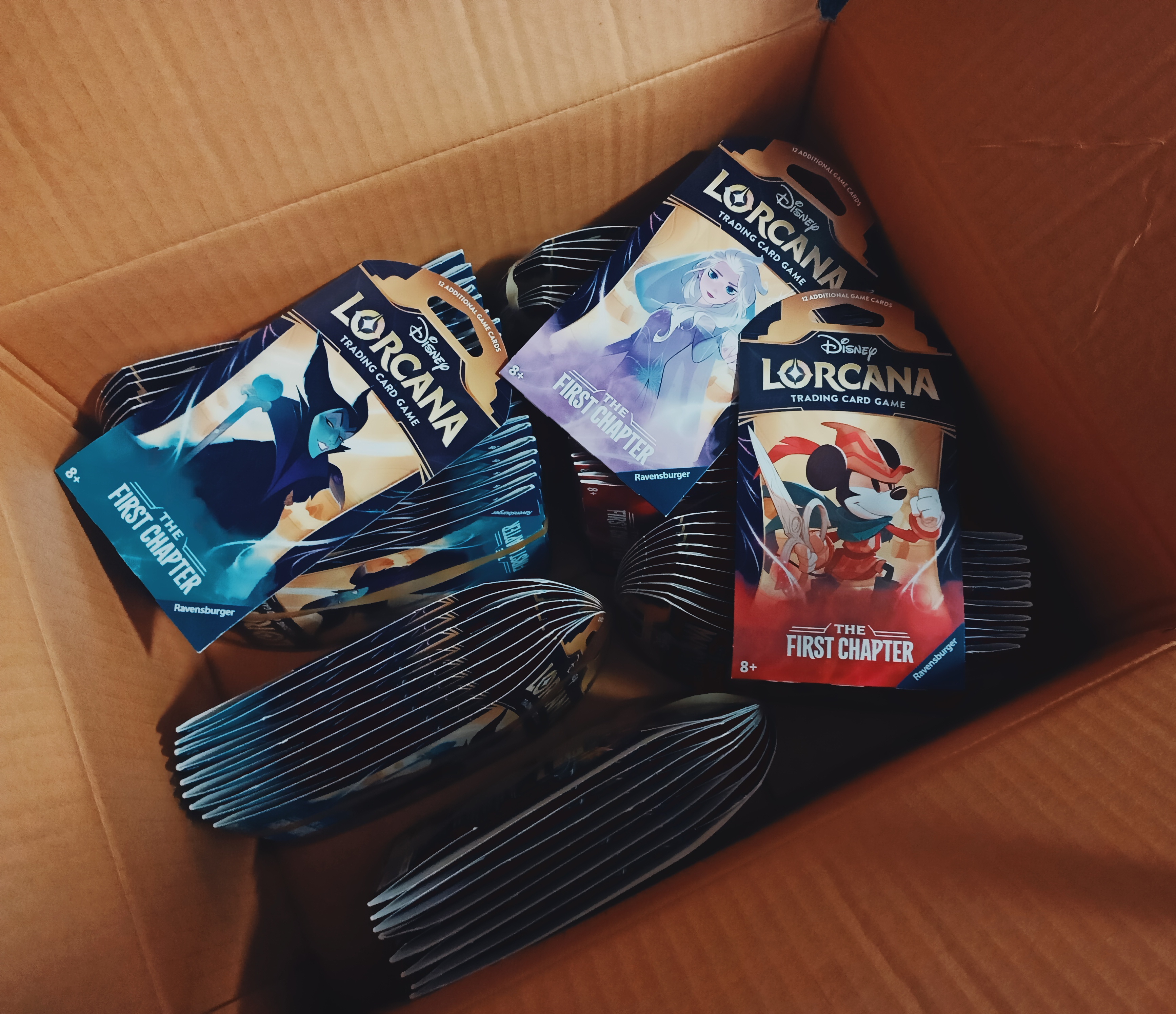 Disney Lorcana booster sleeved reprint TFC
