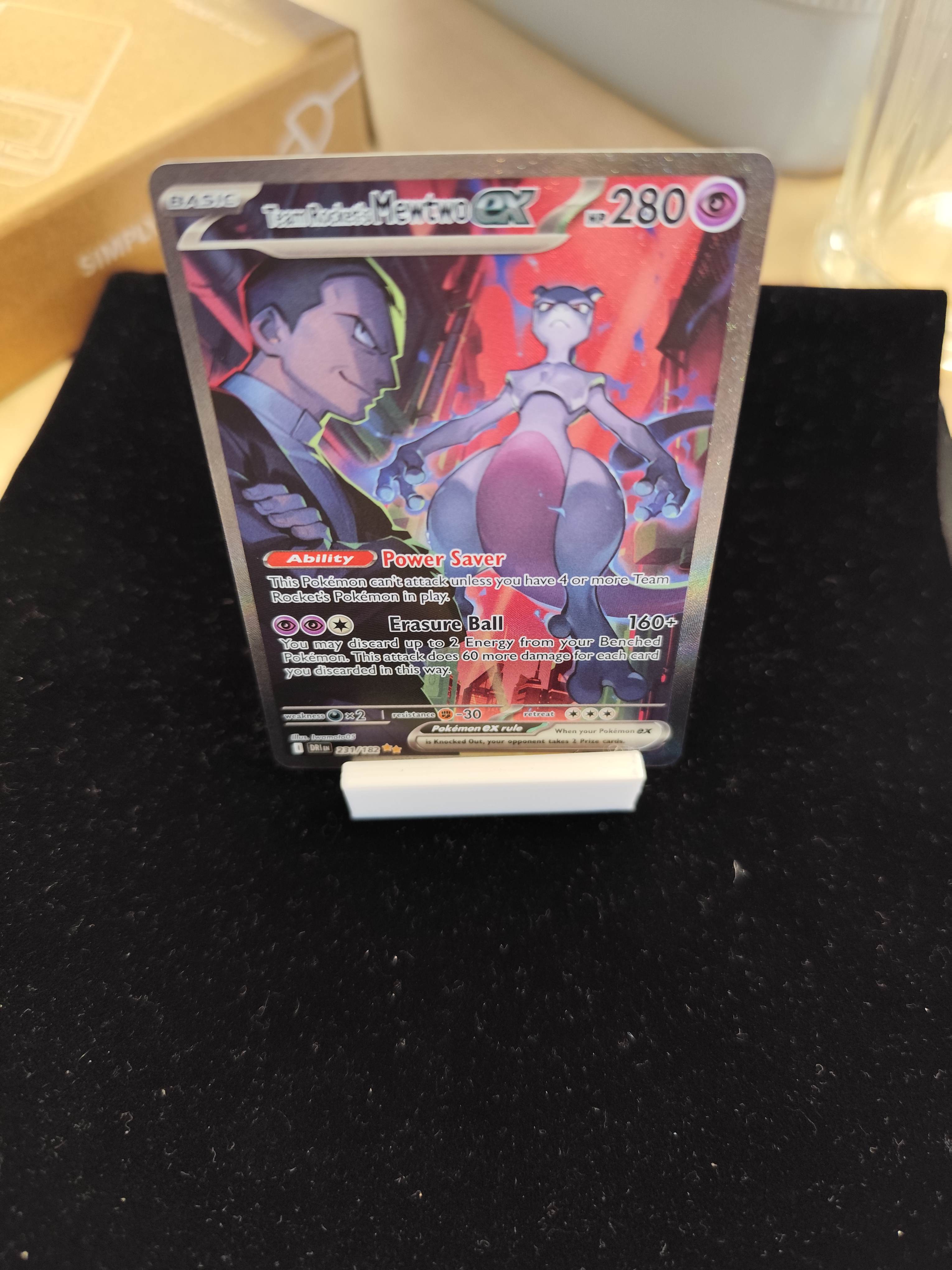 Team Rocket`s MEWTWO ex #231 (Special Illustration Rare)