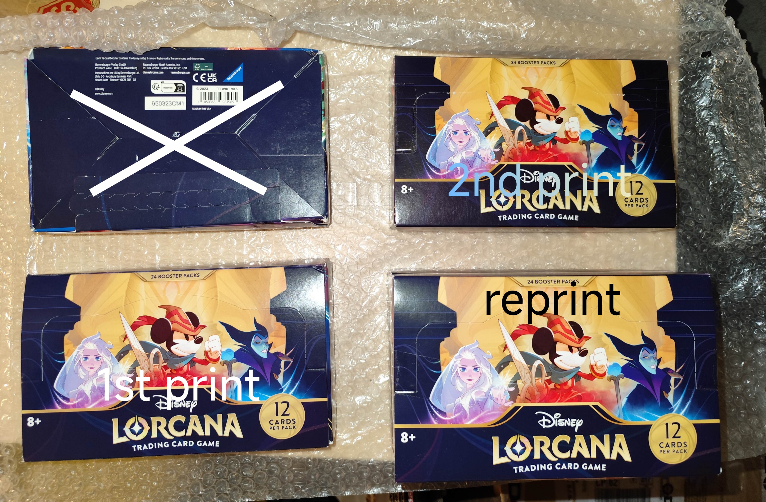 Lorcana TFC 1st print box