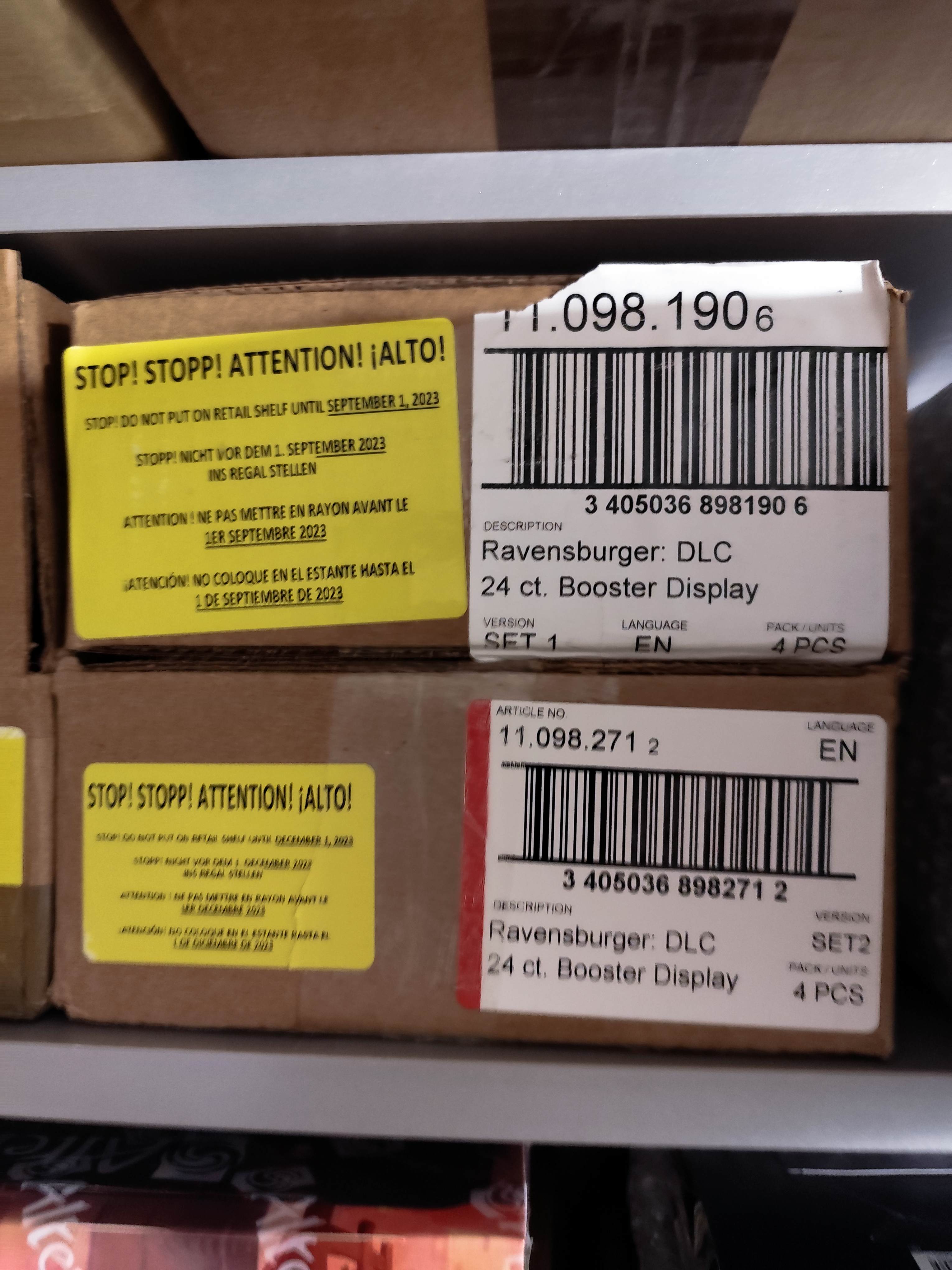Lorcana RTF booster box CASE sealed