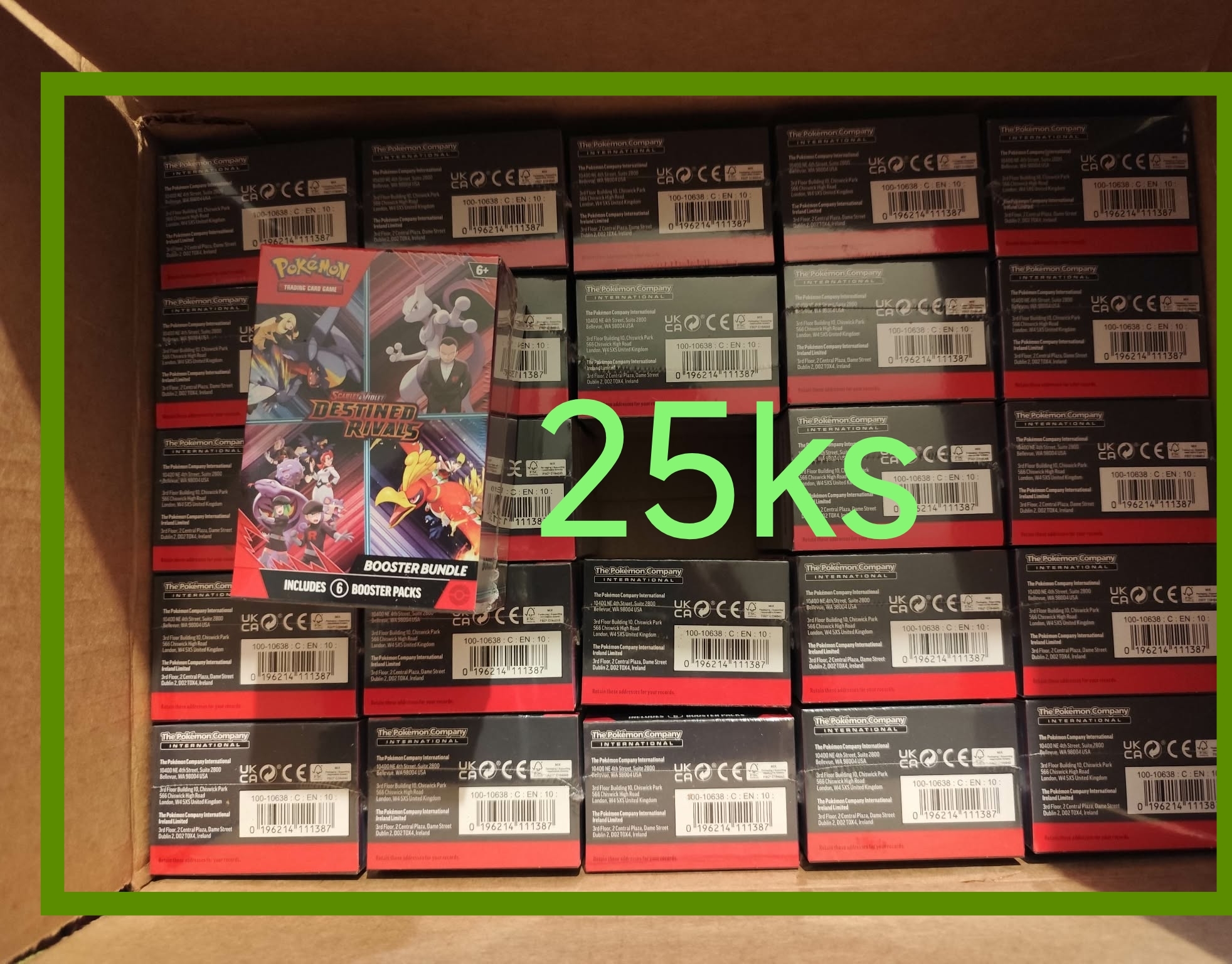 DRI booster bundle - 25pcs in unsealed CASE