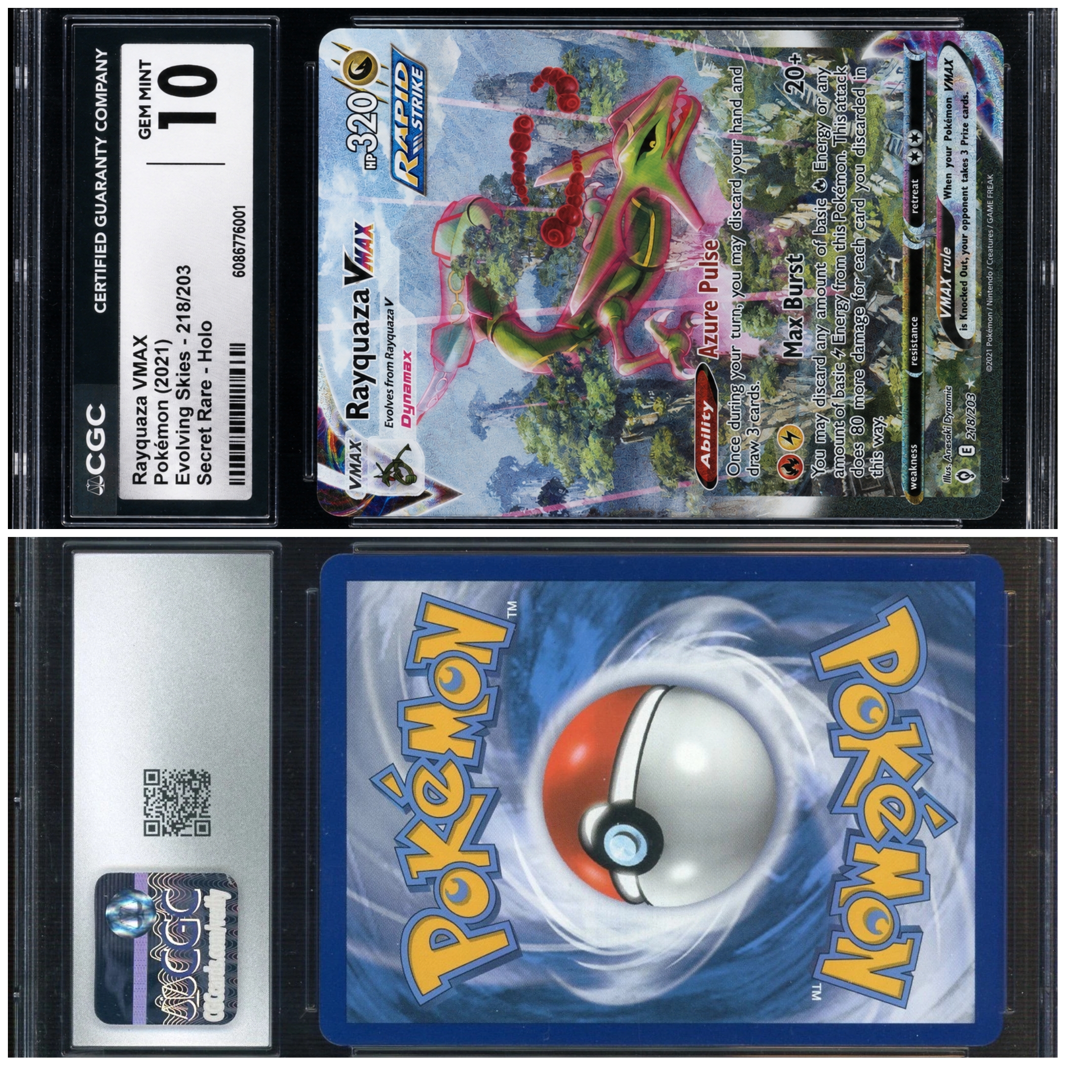 CGC10 Rayquaza VMAX #218 EVS